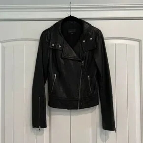Mackage for Aritzia Kenya black leather motorcycle jacket XS - Picture 14 of 14